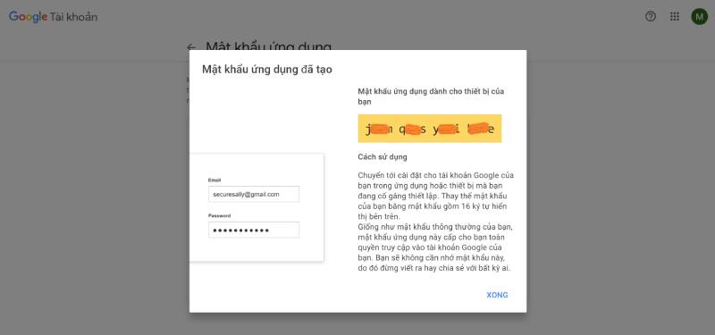 Bảo mật email bằng cách đặt mật khẩu phức tạp và chứa các ký tự đặc biệt