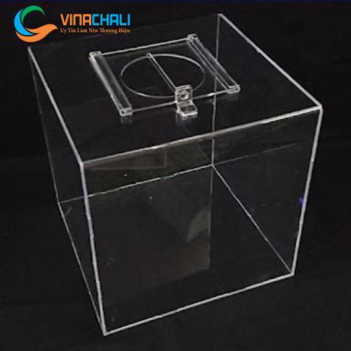 Hòm phiếu mica giá rẻ, chất lượng tốt tại Vinachali
