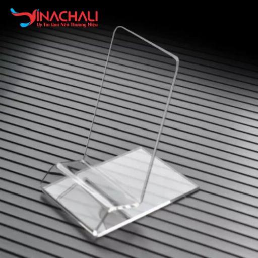 Kệ mica trưng bày điện thoại trong suốt